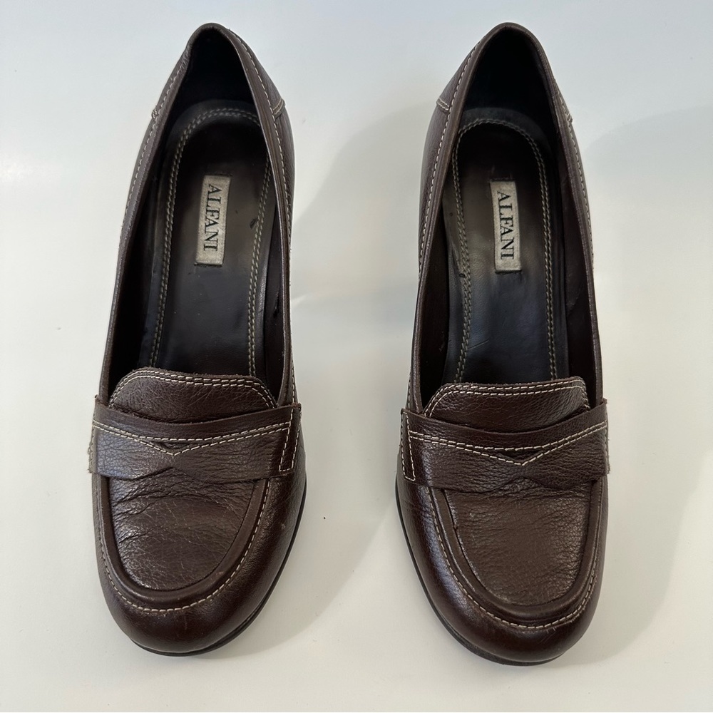 Alfani Brown Loafer Heels